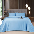 4/6-Piece Bamboo Cooling Sheet Set – Silky Soft, 16" Deep Pocket, Wrinkle & Fade Resistant