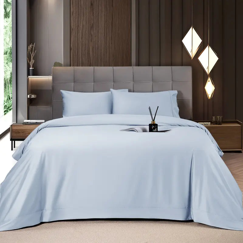4/6-Piece Bamboo Cooling Sheet Set – Silky Soft, 16" Deep Pocket, Wrinkle & Fade Resistant