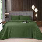 4/6-Piece Bamboo Cooling Sheet Set – Silky Soft, 16" Deep Pocket, Wrinkle & Fade Resistant