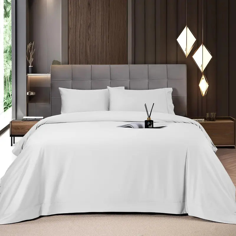 4/6-Piece Bamboo Cooling Sheet Set – Silky Soft, 16" Deep Pocket, Wrinkle & Fade Resistant