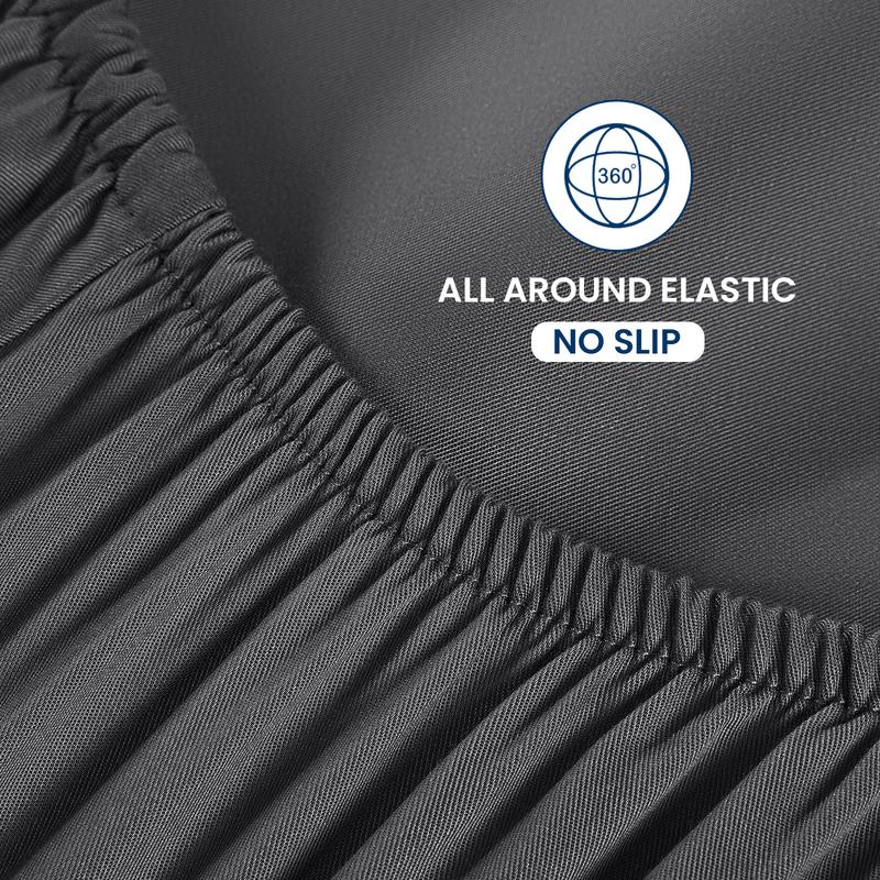 4/6-Piece Bamboo Cooling Sheet Set – Silky Soft, 16" Deep Pocket, Wrinkle & Fade Resistant