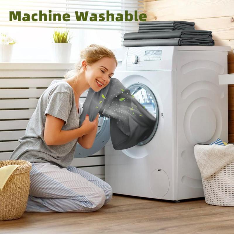 4/6-Piece Bamboo Cooling Sheet Set – Silky Soft, 16" Deep Pocket, Wrinkle & Fade Resistant