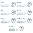 4/6-Piece Bamboo Cooling Sheet Set – Silky Soft, 16" Deep Pocket, Wrinkle & Fade Resistant