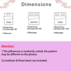 4-Piece Pink Plush Duvet Cover Set – Faux Fur, Heart Pillow