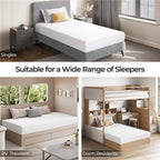 Gel Memory Foam Mattress – Cooling, Pressure Relief, Twin