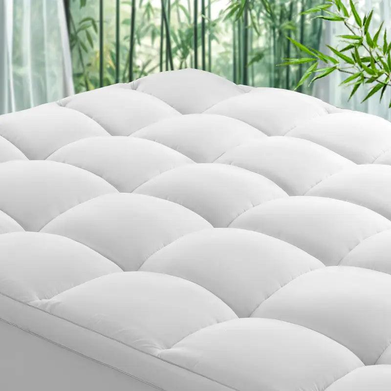 Extra Thick Mattress Topper – Soft Down Alternative, Deep Pocket