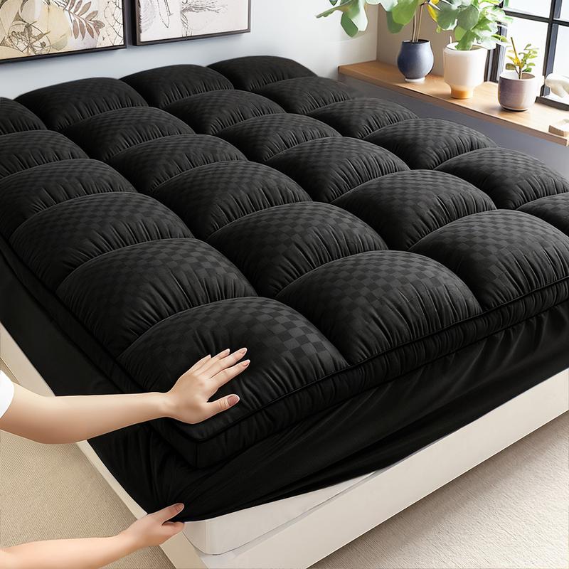 Extra Thick Plush Mattress Topper with Deep Pocket