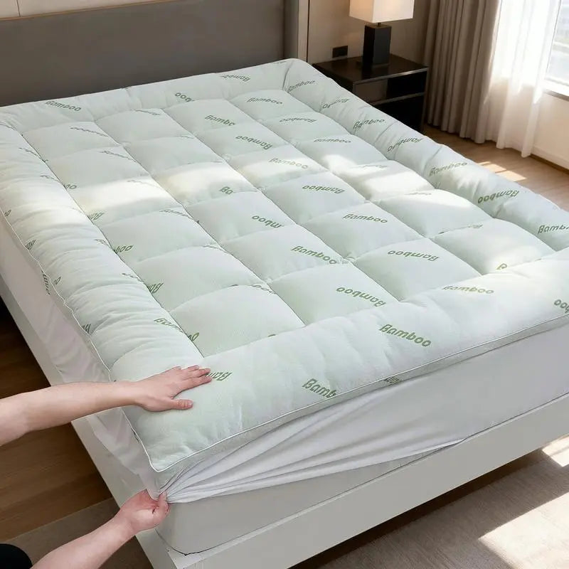 Extra Thick Plush Mattress Topper with Deep Pocket