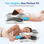 Ergonomic Memory Foam Cervical Pillow for Neck Support