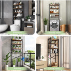 4-Tier Over Toilet Storage Rack - Space Saver Shelf