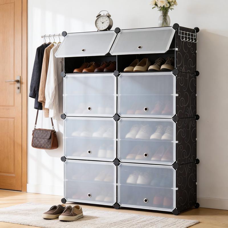 Large Capacity Shoe Cabinet - 24/32 Pair Space Saver
