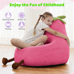 Cute Eggplant Bean Bag Chair - Plush Kids Lounge Sofa 24/31