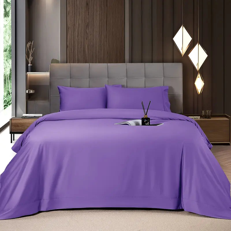 4/6-Piece Bamboo Cooling Sheet Set – Silky Soft, 16" Deep Pocket, Wrinkle & Fade Resistant