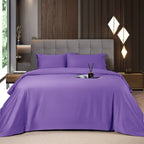4/6-Piece Bamboo Cooling Sheet Set – Silky Soft, 16" Deep Pocket, Wrinkle & Fade Resistant