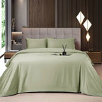 4/6-Piece Bamboo Cooling Sheet Set – Silky Soft, 16" Deep Pocket, Wrinkle & Fade Resistant